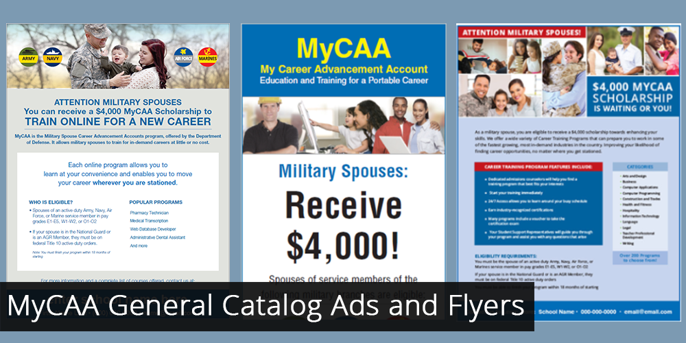 Read more about the article MyCAA General Catalog Ads & Flyers