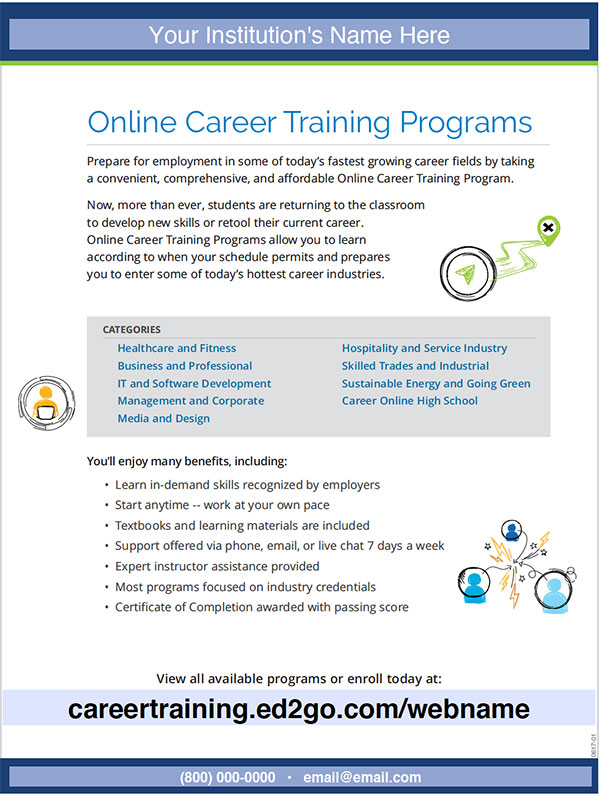 Read more about the article Flyer: Career Online Training Information Flyer