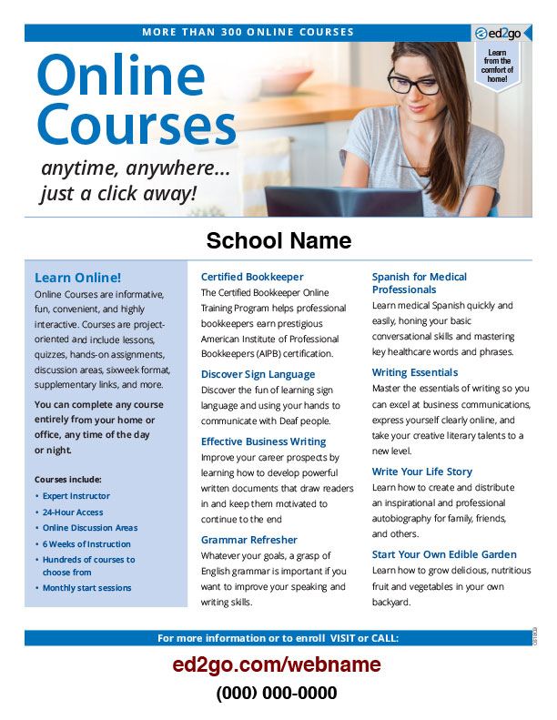 Online Courses - Anytime, Anywhere