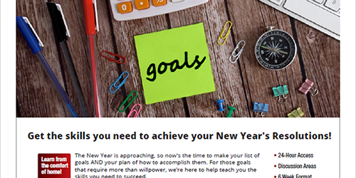 Read more about the article New Year’s Resolutions Flyer