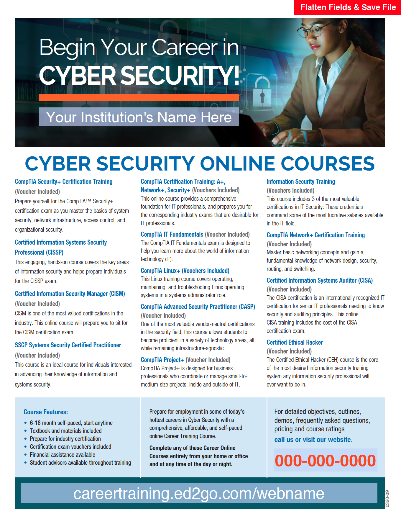 Read more about the article Flyer: Cyber Security Courses