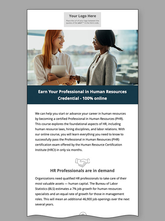 Read more about the article HR Manager Course Email Template