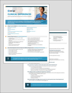 Clinical Experience Support Guide – Ed2Go Partner Site