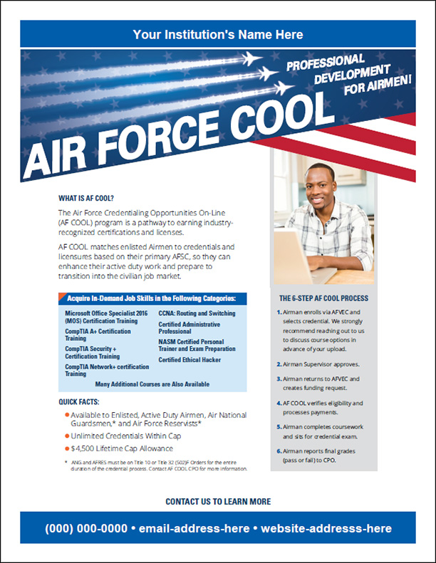 Read more about the article Flyer: Air Force COOL Courses