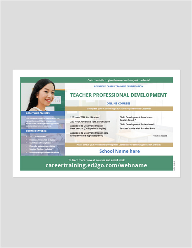 Read more about the article Ad: Teacher Professional Development CE Online Courses – 8.5×5.5