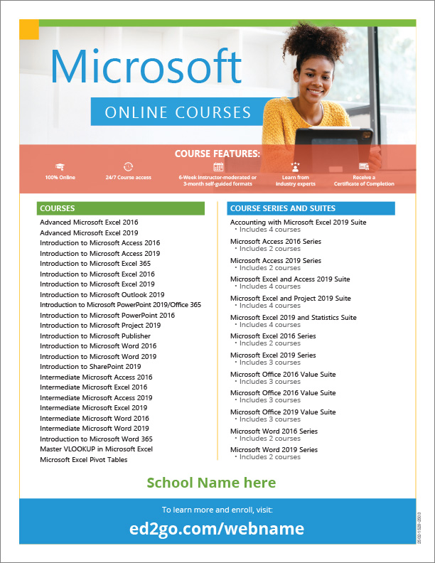 Read more about the article Flyer: Microsoft Online Courses