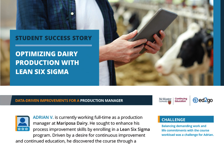 Read more about the article Optimizing Dairy Production with Lean Six Sigma