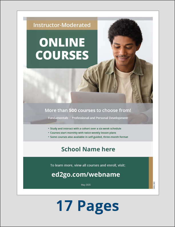 Read more about the article ed2go Instructor-Moderated Online Courses Catalog