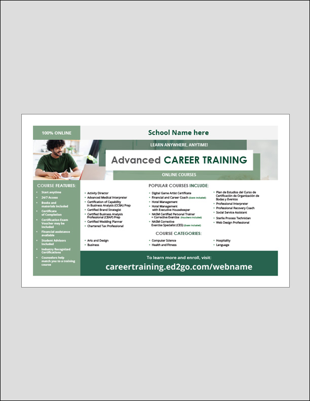Read more about the article Ad: Advanced Career Training Online Courses – 8.5×5.5