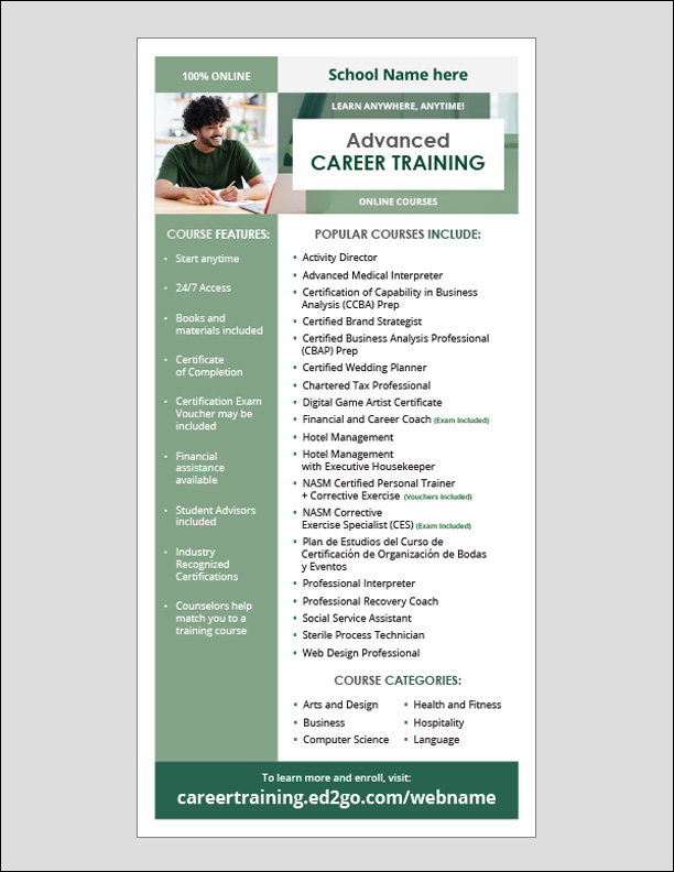 Read more about the article Ad: Advanced Career Training Online Courses – 5.5×11