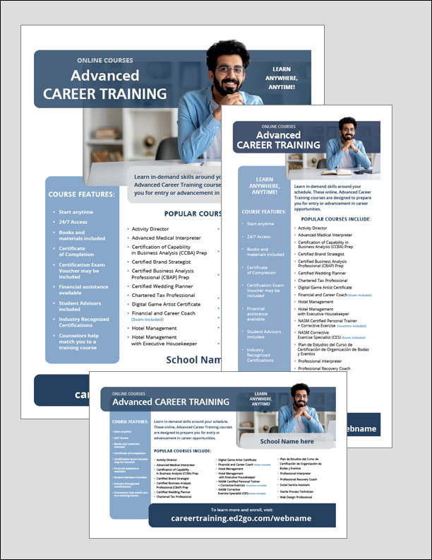 Read more about the article Campaign: Online Self-Guided Advanced Career Training Courses